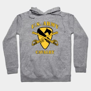 Mod.5 US Cavalry Army Branch Crossed Sabers Hoodie